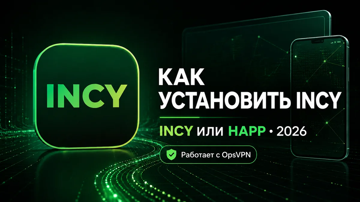 Как установить INCY и чем он отличается от Happ в 2026 году